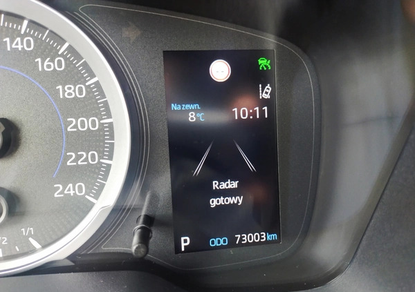 Toyota Corolla cena 73000 przebieg: 73000, rok produkcji 2019 z Radom małe 191